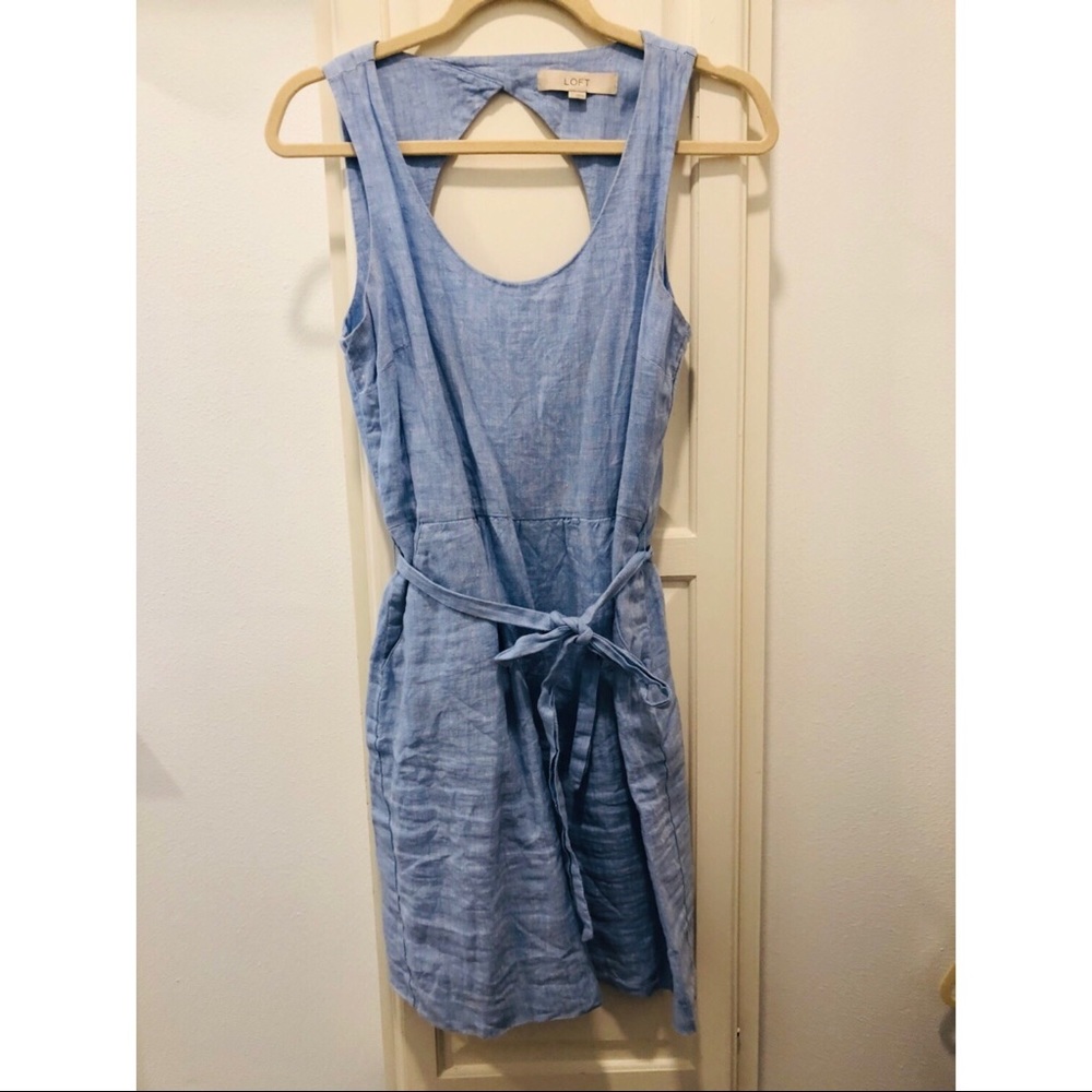 Adorable Linen Dress with Pockets